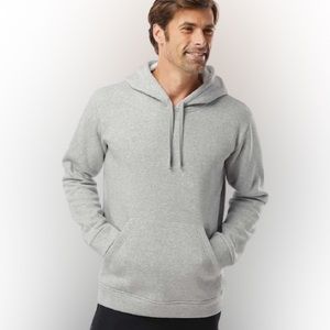 NWOT Men’s adidas grey hoodie. Size S.